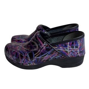Dansko Professional XP 2.0 Ribbon Patent Leather Nursing Clogs Women’s Size 38